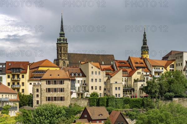 Old Town and Cathedral of St. Peter in Bautzen, Upper Lusatia, Saxony, Germany