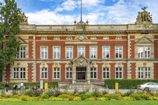 The post office at Postplatz in Görlitz, Upper Lusatia, Saxony, Germany