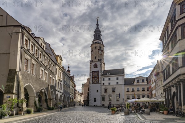 The Old Town Hall on the Lower Market in Görlitz, Upper Lusatia, Saxony, Germany
