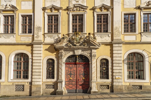 Baroque house with the Görlitz collections of history and culture in Görlitz, Upper Lusatia, Saxony, Germany