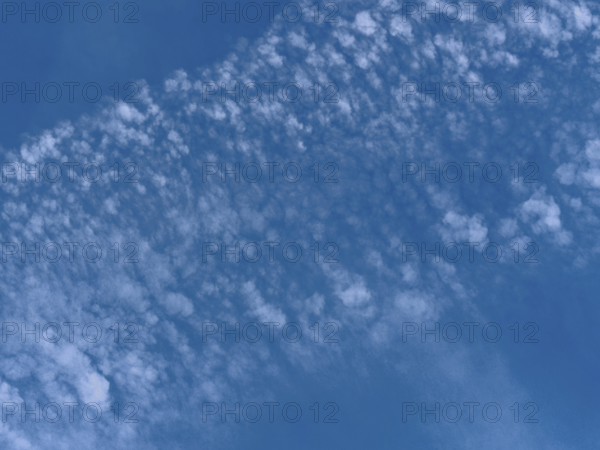 High white clouds Cirrocumulus cluster clouds in blue sky, international