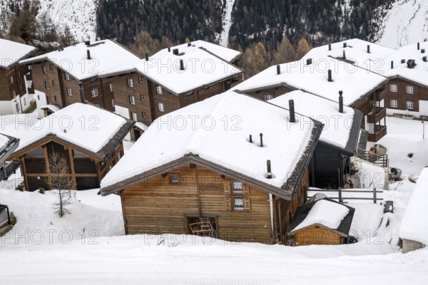 Holzbau multi-family houses, Wiler, Valais, Switzerland