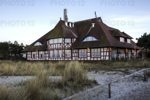 Spa hotel-Restaurant Zingst, Fischland-Darß-Zingst, Western Pomerania Lagoon Area National Park, Mecklenburg-Western Pomerania, Germany