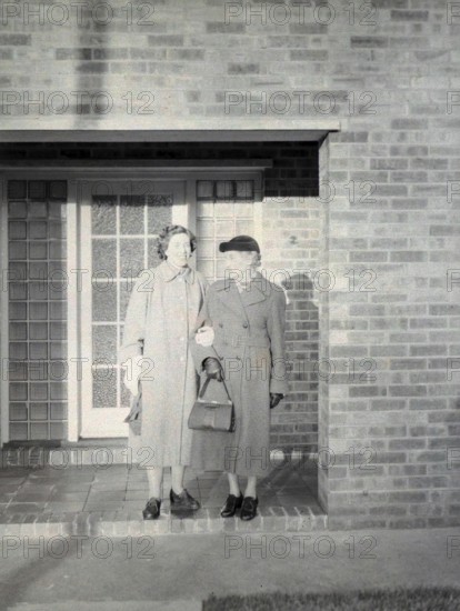 Married Quarters housing for Naval officers, thought to be Devonport, Plymouth, Devon, England, UK c 1956