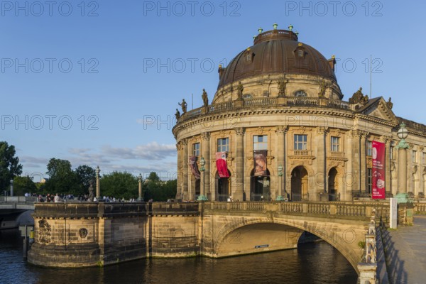 The Bode Museum in the evening sun on Museum Island, Berlin