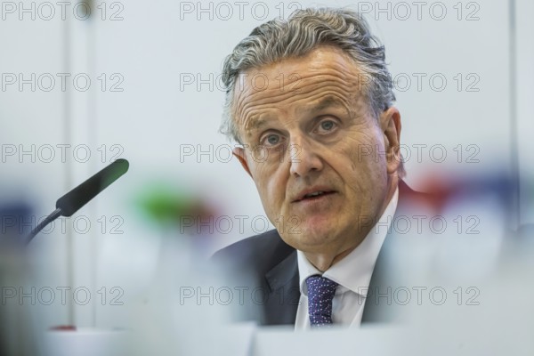 Portrait of Dr. Frank Nopper, Mayor of Stuttgart. Special meeting of the Stuttgart 21 Steering Committee with railway manager Evelyn Palla and Minister-President Winfried Kretschmann. The reason for the crisis meeting is the renewed delay in the opening date for the billion-dollar project. Stuttgart, Baden-Württemberg, Germany