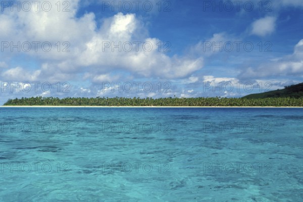 The lagoon off Tavewa Island, Yasawa Islands, Fiji