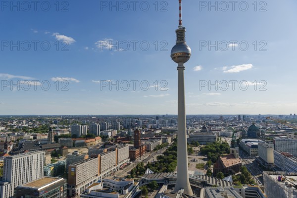 City overview with television tower, Berlin
