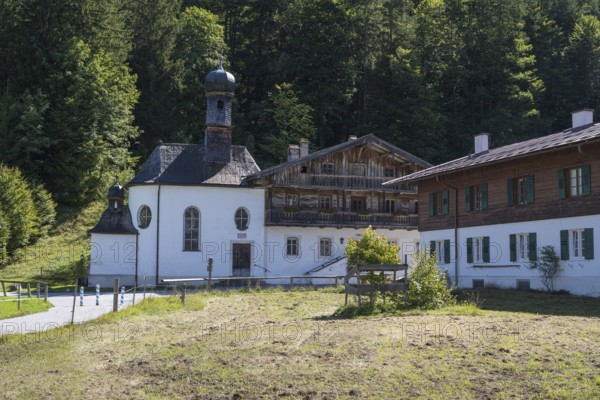 Kapelle Zum Heiligen Kreuz, Altes Bad, Wildbad Kreuth, Tegernseer Tal, Upper Bavaria, Bavaria, Germany