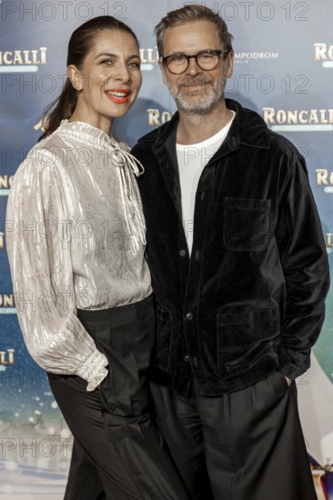 Theresa Kronthaler and Matthias Matschke at the premiere of the 21st Original Roncalli Christmas Circus Berlin at Berlin's Tempodrom on 19.12.2025
