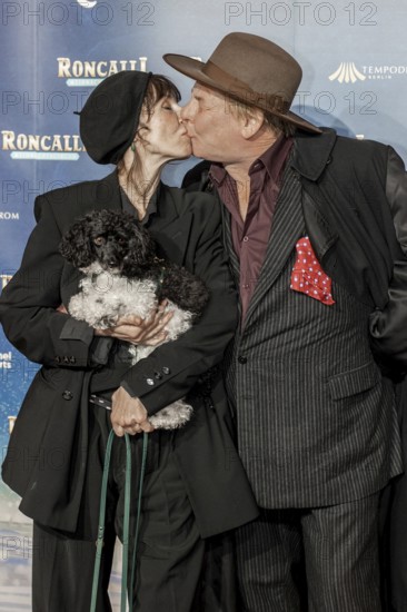 Meret Becker and Ben Becker at the premiere of the 21st Original Roncalli Christmas Circus Berlin at Berlin's Tempodrom on 19.12.2025