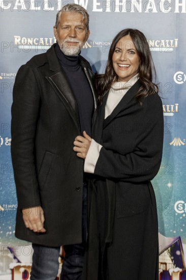 Kai Wisinger and Bettina Zimmermann at the premiere of the 21st Original Roncalli Christmas Circus Berlin at Berlin's Tempodrom on 19.12.2025