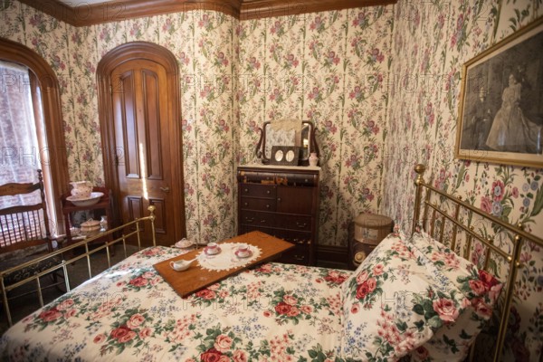 Canton, Ohio - The Ida Saxton McKinley House at the First Ladies National Historic Site. First Lady Ida McKinley and her husband William McKinley lived her for many years