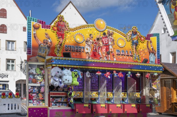Good luck at the city festival on the market square, Oberer Markt, Hersbruck, Middle Franconia, Bavaria, Germany