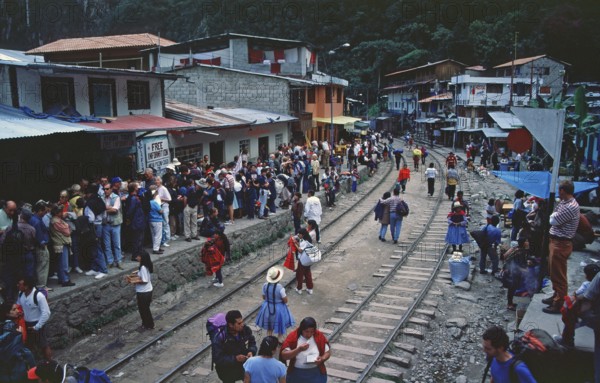 Agua Caliente, Andean Highlands, Peru, South America, September 1997, vintage, retro, old, historic