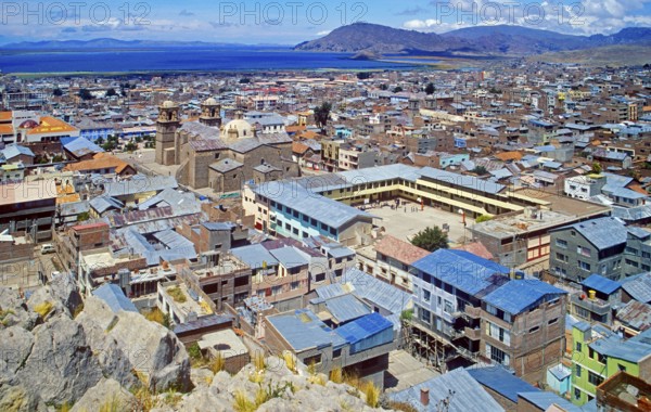 Puno, Lake Titicaca, Andean Highlands, Peru, South America, September 1997, vintage, retro, old, historic