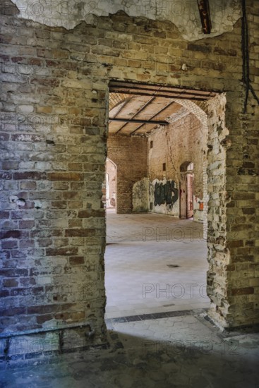 Lost Place, interior of the Beelitz health resorts, Brandenburg