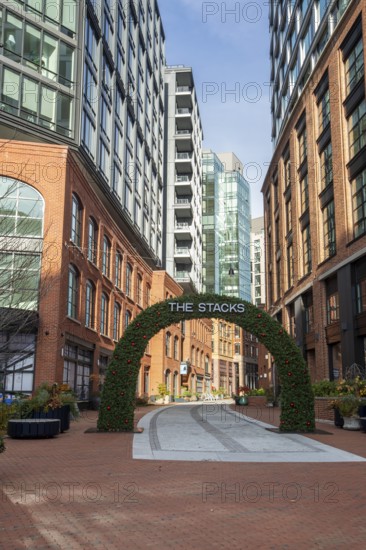 Washington, DC - The Stacks, a mixed use housing development, with 1, 100 apartments, in the Buzzard Point neighborhood