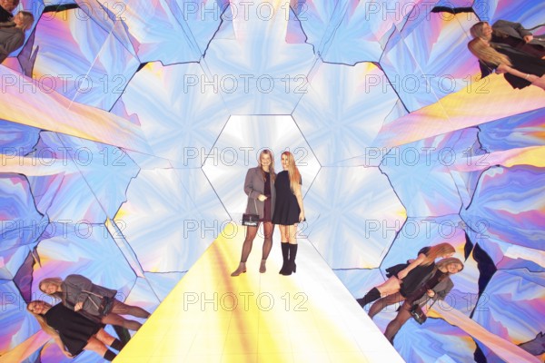 Inka Klee and accompaniment at the opening of Bubble Planet - The Adventure Museum for All Senses at Arena Berlin, Berlin, 11.12.2025