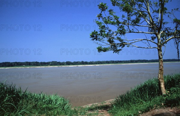 Amazon near Iquitos, Peru, South America, September 1997, vintage, retro, old, historic