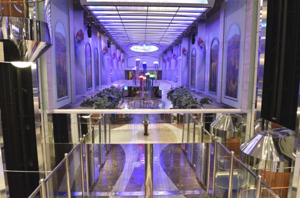 Interior decoration on the Color Line ferry, Color Magic, on the way to Norway