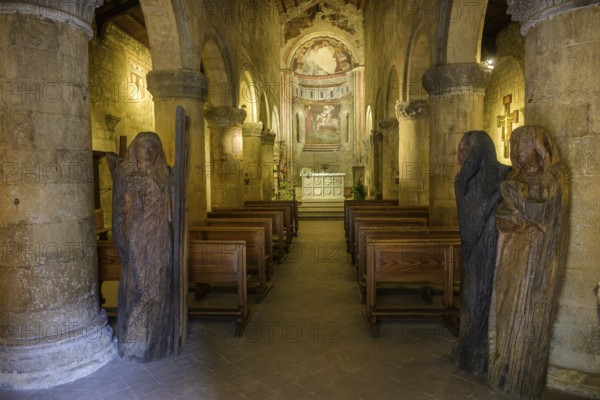 San Giorgio Church, Borgo di Vigoleno, Vernasca, Province of Piacenza, Italy