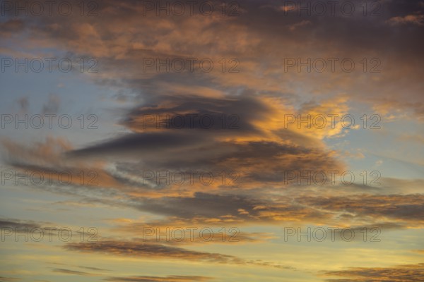 Clouds in the evening, Berndorf, Lower Austria, Austria