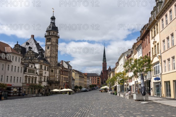 Rathausturm, Altenburger Markt, Altenburg, Thuringia, Germany
