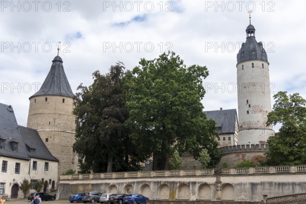 Castle Tower, Schlossberg in Altenburg, Thuringia, Germany