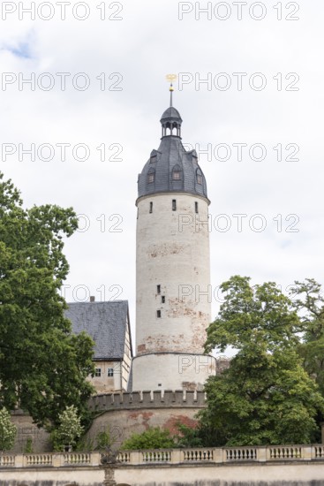 Castle Tower, Schlossberg in Altenburg, Thuringia, Germany