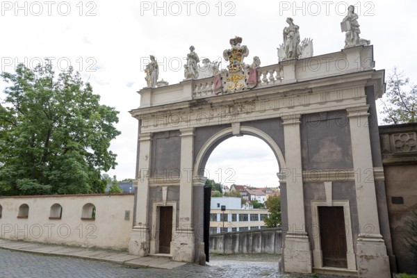 Baroque archway at Altenburg Castle, Thuringia, Germany