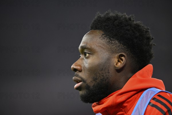 Alphonso Davies Bayern FC Munich FCB (19) portrait Allianz Arena, Munich, Bavaria, Germany
