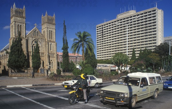 Cathedral, Zimbabwe, Africa, June 2000, vintage, retro, old, historic