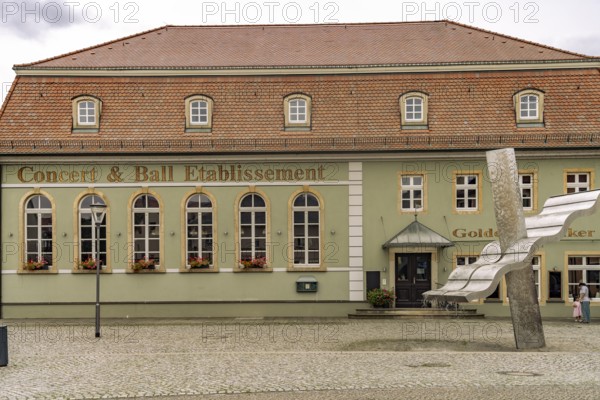 Der Gasthof Goldener Anker in Altkötzschenbroda, Kötzschenbroda, Radebeul, Saxony, Germany
