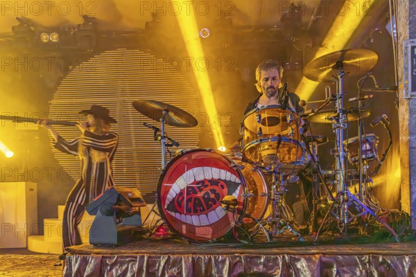 The band Cari Cari live at the Orange Blossom Special Festival, Beverungen, Germany