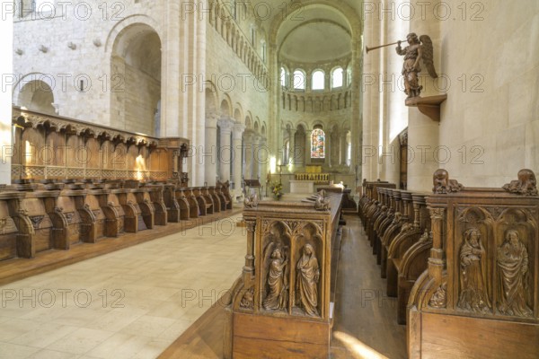 Abbey of Fleury (Benedictines), Saint-Benoît-sur-Loire, Département Loiret, France