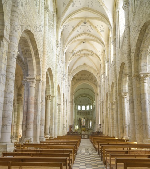 Abbey of Fleury (Benedictines), Saint-Benoît-sur-Loire, Département Loiret, France