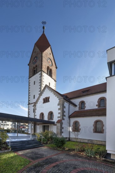 St. Ottokirche, Lauf an der Pegnitz, built around 1900, conversion 1970 to 1971, Ottogasse 5, Middle Franconia, Bavaria, Germany