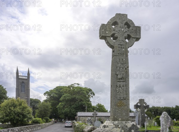 9th century high cross, Drumcliff, County Sligo, Ireland