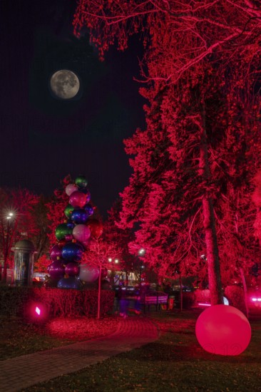 Krasnodar before the New Year. Russia