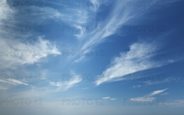 Peaceful and serene sky with clouds background