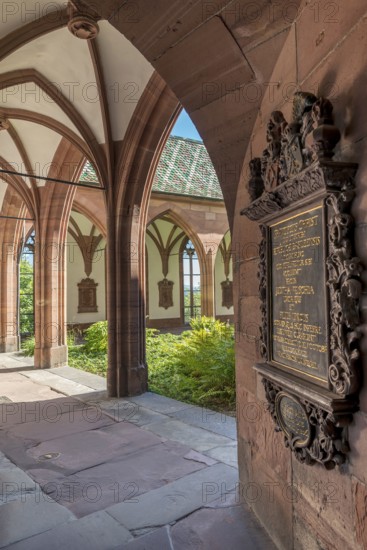 The cloister in Basel Minster, Basel