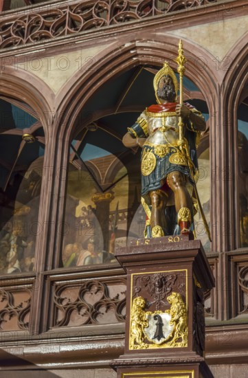 Statue of Lucius Munatius Plancus in the courtyard, City Hall, Basel