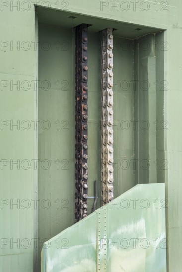 Chains as an installation, industry, symbol, power