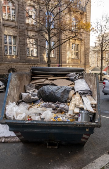 Rubble on public roads, Berlin, Germany