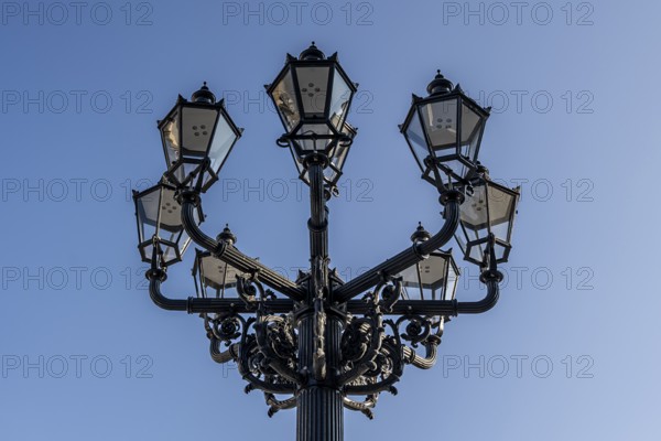 Candelabra at Gendarmenmarkt, detailed photo, Berlin, Germany