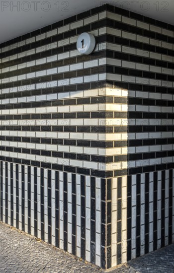 House entrance with house number one, Berlin, Germany