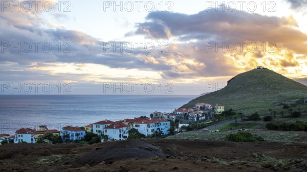 Sunset, view of Canical, Madeira, Portugal