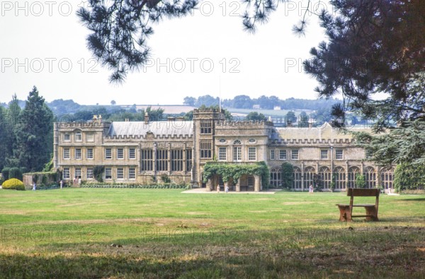 Historic stately home and gardens of Forde Abbey estate, Chard, Somerset, England, UK 1985