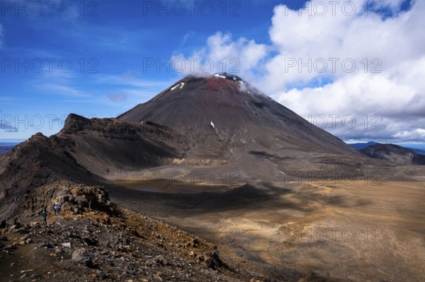 Mount Ngauruhoe, Tongariro alpine crossing, Tongariro National Park. North Island, New Zealand